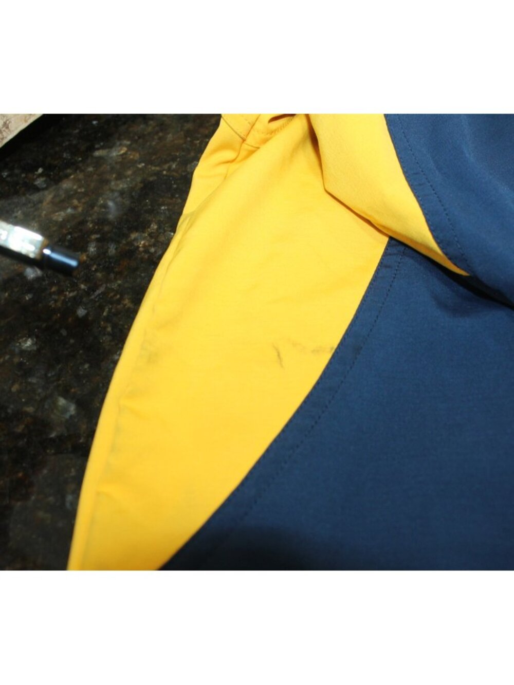 Vintage Columbia Warm Up Jacket Jersey Lined 1/4 Zip Michigan Embroidered Logo L - Picture 10 of 12